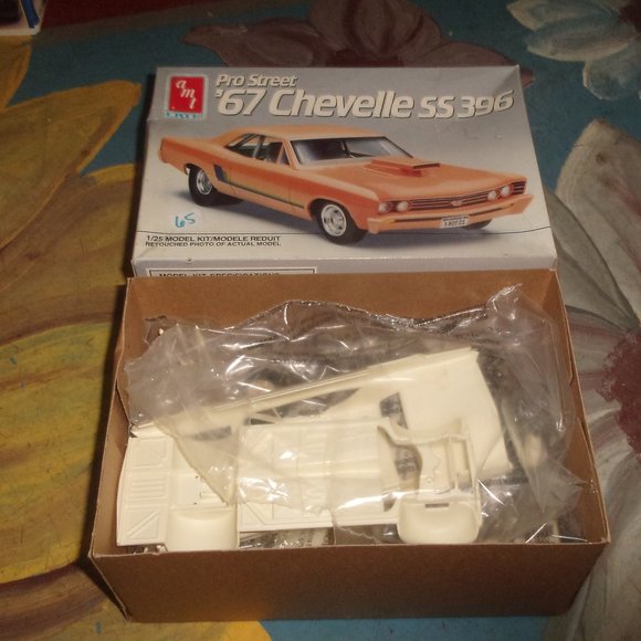 AMT Ertl model kit Pro Street 67 Chevelle SS 396 car sealed parts - Picture 1 of 1